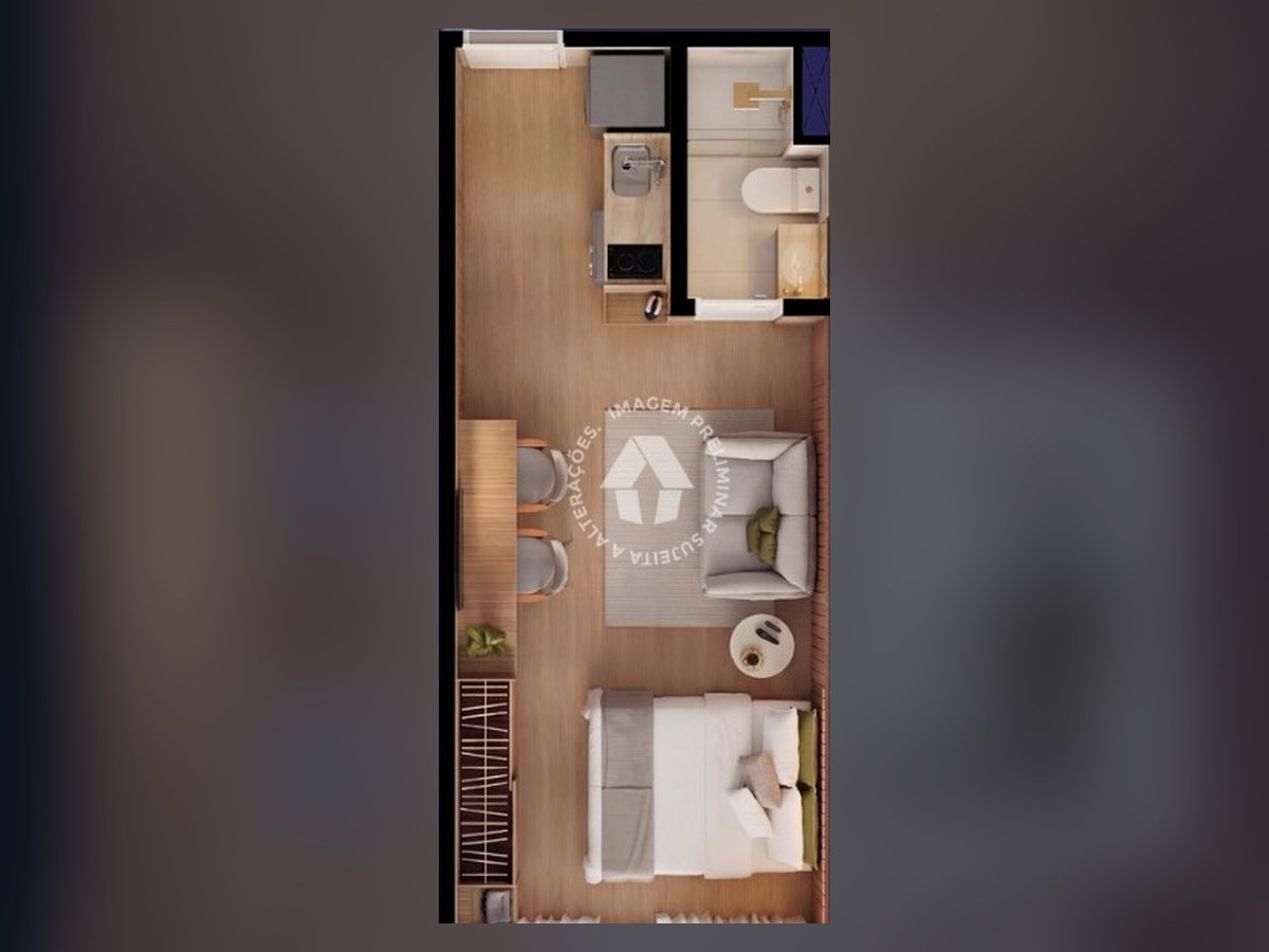 Metrocasa Bosque Giovanni Gronchi: planta do apartamento — imagem 2 de 2